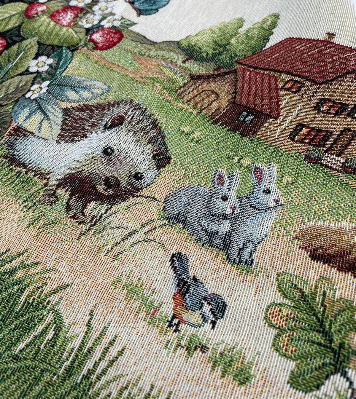 Obrus gobelinowy okrągły W302 - średnica 165 cm 302-hurtownia-marion-obrusy-fi-165