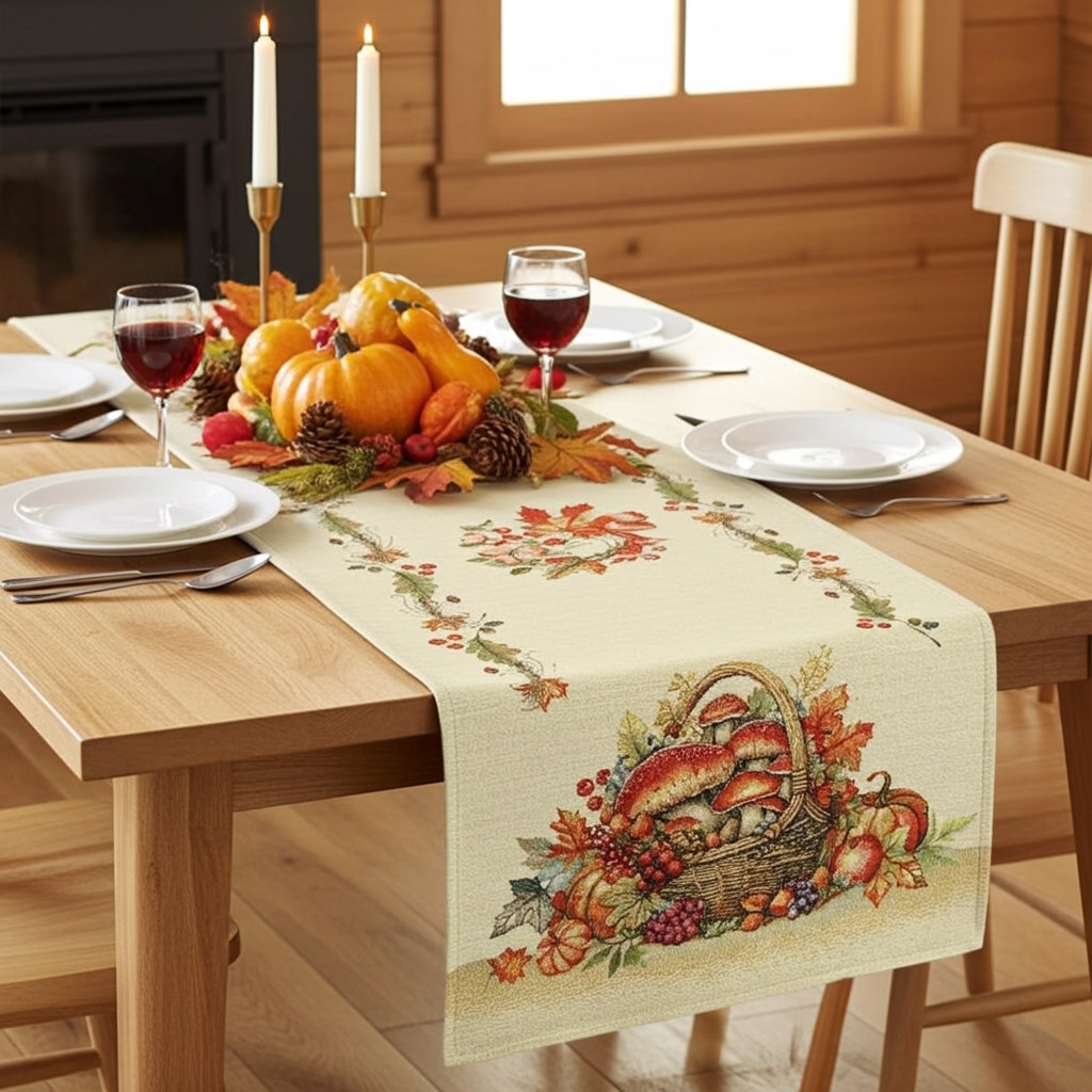  Bieżnik gobelinowy 40x100 - Jesień Bieznik-gobelinowy-40x100---jesien-Hurtownia-Tkanin-Marion