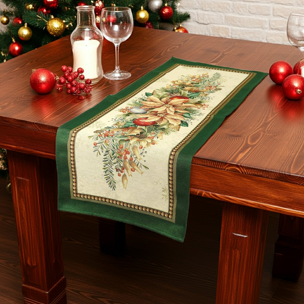 Bieżnik gobelinowy świąteczny 40x100 - SW404 Bieznik-gobelinowy-swiateczny-40x100-SW404-marion