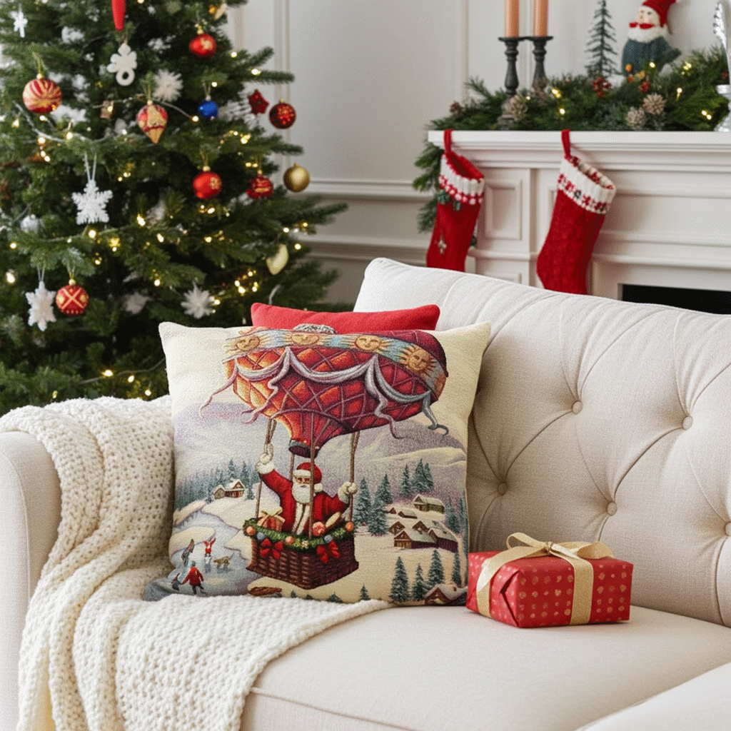 Poszewka gobelinowa świąteczna SW215 Poszewka-gobelinowa-swiateczna-SW215-Hurtownia-Tkanin-Marion-poduszka