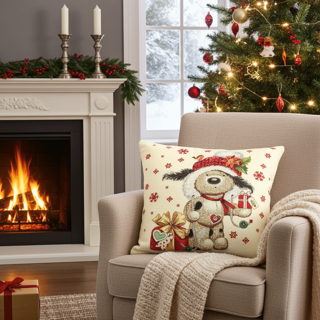 Poszewka-gobelinowa-swiateczna-SW268-Hurtownia-Tkanin-Marion-poduszka-gobelin