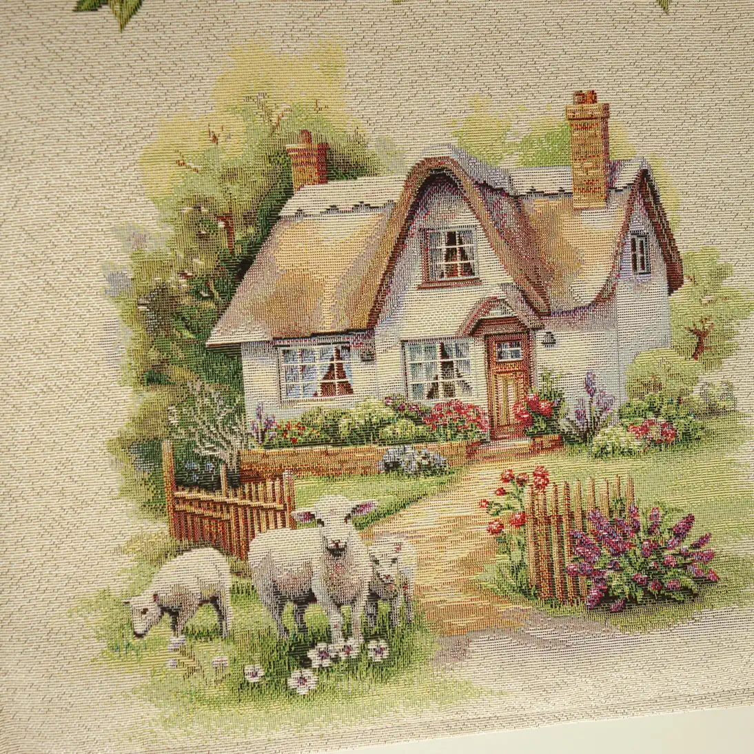 Obrus gobelinowy 100x100 - Domek na wsi bieznik_40x100_-_domek_na_wsi_-_6