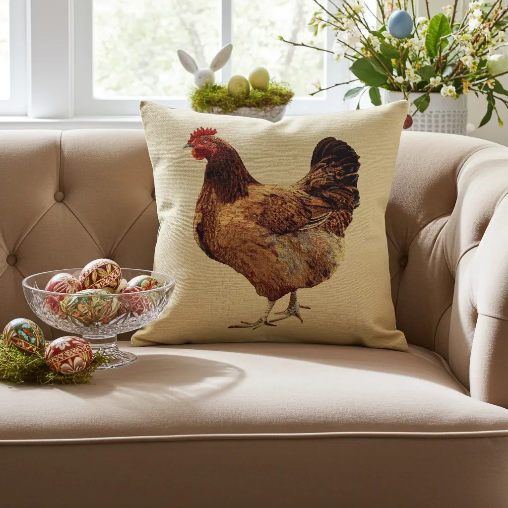 Poszewka gobelinowa Kura 2 kura-2-poszewka-poduszka-gobelinowa-marion