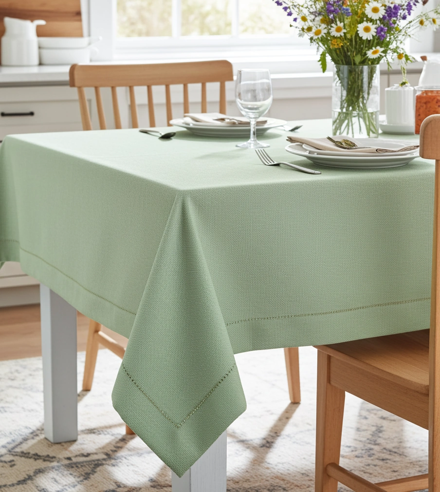 Obrus z mereżką Gabriela - oliwkowy oliwkowy-obrus-z-merezka-marion-hurtownia-obrusow-tkanin-gobeliny