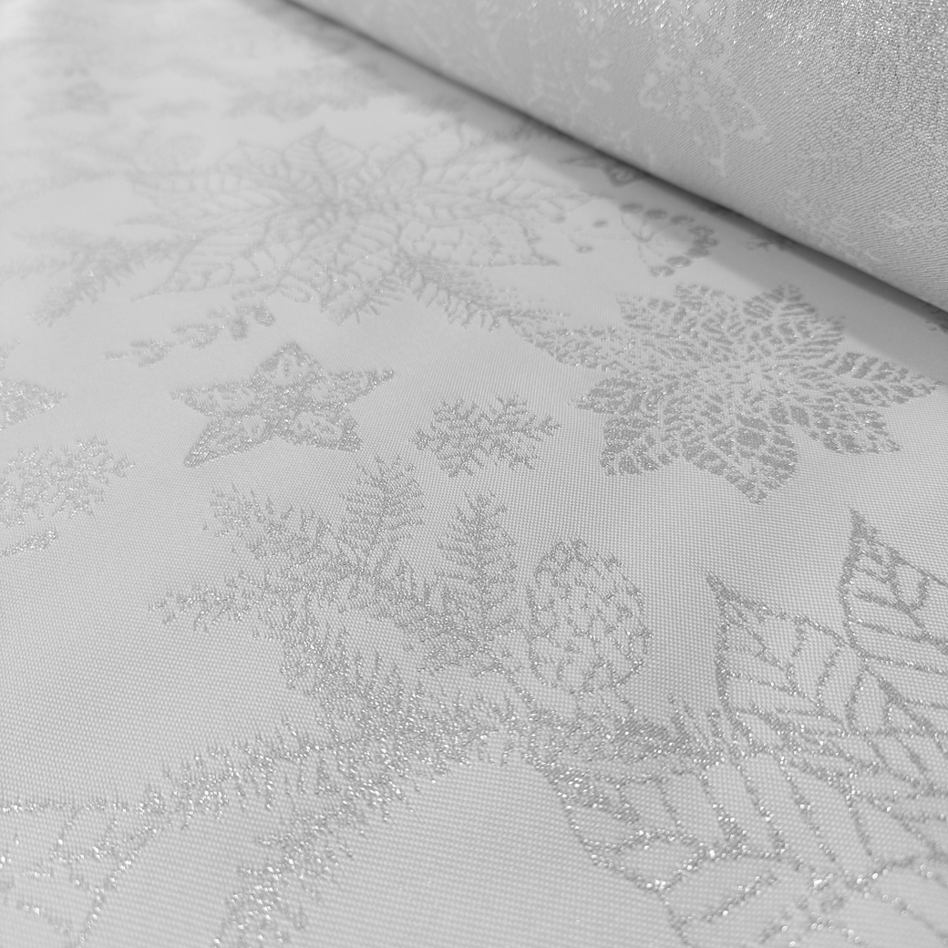 Tkanina obrusowa świąteczna