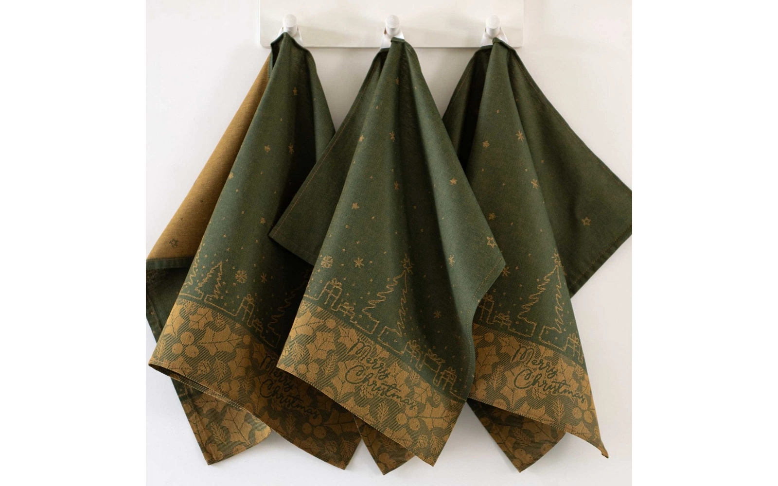 Komplet kuchenny MERRY CHRISTMAS zielony 50x70 pol_pl_Komplet-kuchenny-MERRY-CHRISTMAS-zielony-50x70-24304_1