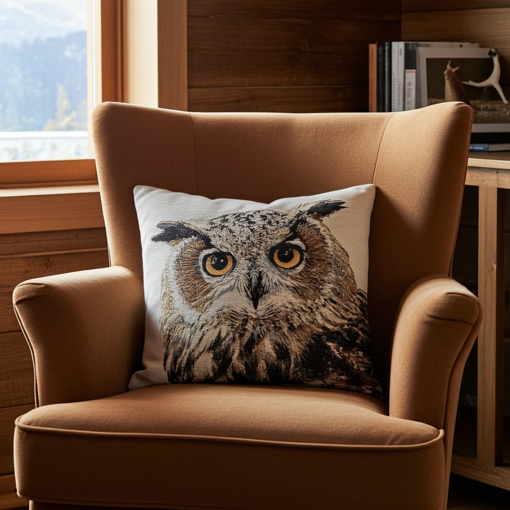 Poszewka gobelinowa - Sowa poszewka-gobelinowa-sowa-aranzacja