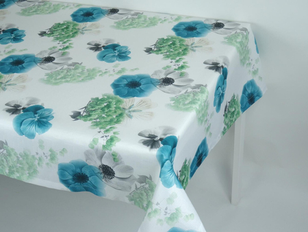 Obrus "Bratki 9" - podszyty, Kwadrat 110 x 110 cm