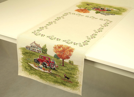 Bieżnik gobelinowy 40x100 - piknik