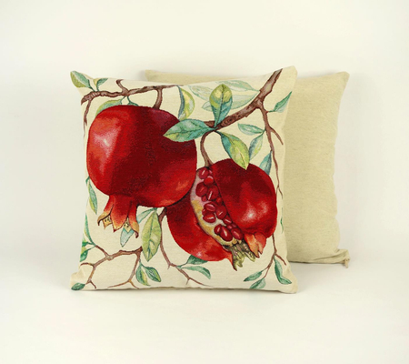 Poszewka gobelinowa wiosenna "Owoc  granatu"