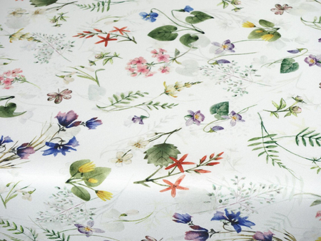 Tkanina obrusowa drukowana "Fiołek 20"