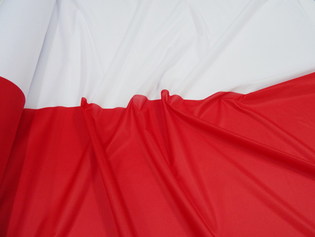 Materiał na flagę - polskie barwy narodowe szer. 160 cm