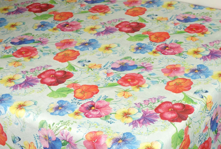 Tkanina obrusowa z bawełną "Loneta arya" - szerokość 280 cm