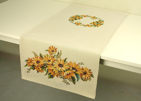 Bieżnik gobelinowy 45x140 - Słoneczniki