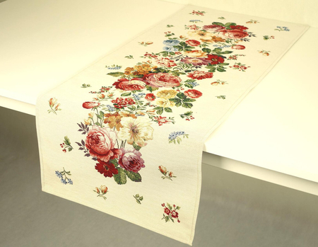Bieżnik gobelinowy 40x100 - Bukiet