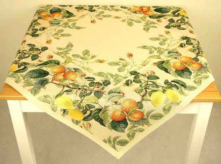 Serweta gobelinowa 100x100 - cytryny 4