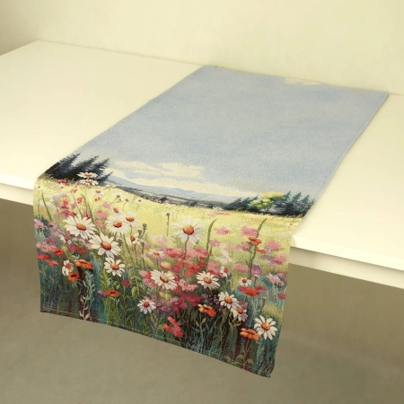 Bieżnik gobelinowy 45x140 - Polne kwiaty