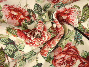 Tkanina gobelinowa Róże - szerokość 280 cm