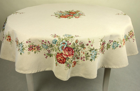 Obrus gobelinowy okrągły 123 - średnica 165 cm