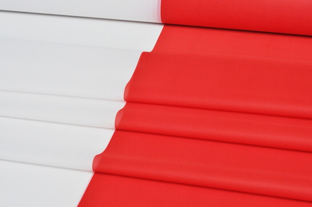 Tkanina flagowa w polskie barwy szer. 80 cm - 110 gr/m2