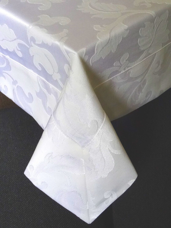 Obrus z bawełną "Kwiatek" - mankiet, Kwadrat 110 x 110 cm