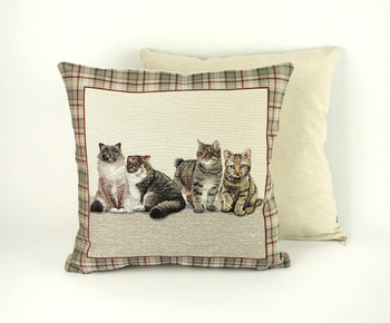 Poszewka gobelinowa Cztery koty