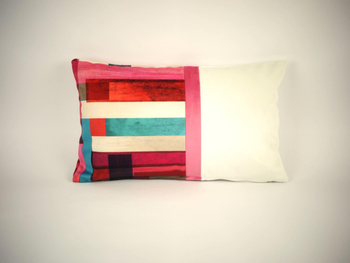 Poduszka welwetowa - Taleh Venezia - różowa