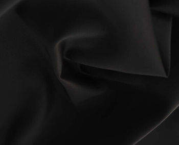 Tkanina obrusowa Gładka - czarna - szerokość 300 cm