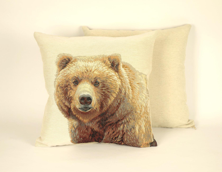 Poszewka gobelinowa Niedźwiedź