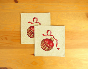 Serwetka świąteczna gobelinowa 18x18 cm - SW207