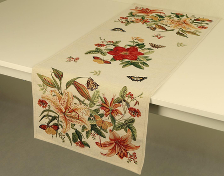 Bieżnik gobelinowy 40x100 - Lilie