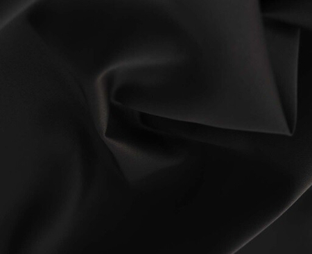 Tkanina obrusowa Gładka - czarna - szerokość 160 cm