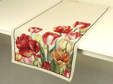 Bieżnik gobelinowy 45x140 - tulipany