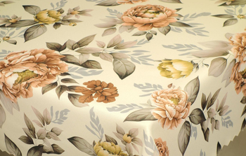 Tkanina obrusowa  drukowana "Piwonie 15"