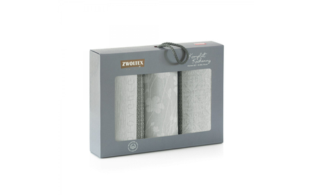 Komplet kuchenny Provance Szary 50x70 cm 3 szt.