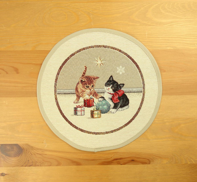 Serwetka gobelinowa średnica 27 cm - 275