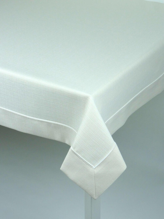 Obrus gładki "Alex" ekri - mankiet z wypustką