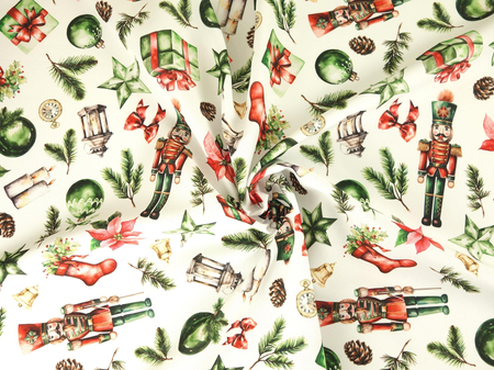 Tkanina obrusowa na Boże Narodzenie SW22