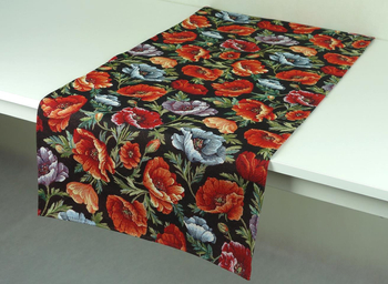 Bieżnik gobelinowy 45x140 - maki 175