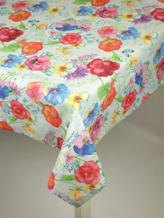 Obrus kolorowy z bawełną Loneta Arya - podszyty