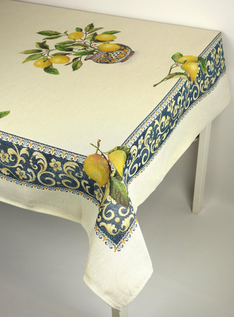 Obrus gobelinowy 180 x 140  - cytryny