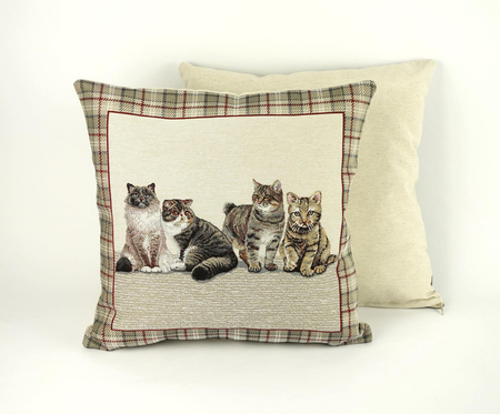 Poszewka gobelinowa Cztery koty