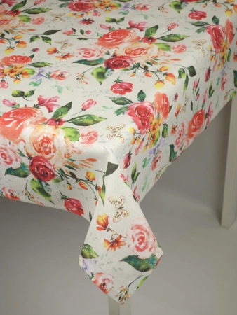 Obrus kolorowy z bawełną Loneta Zaida - podszyty