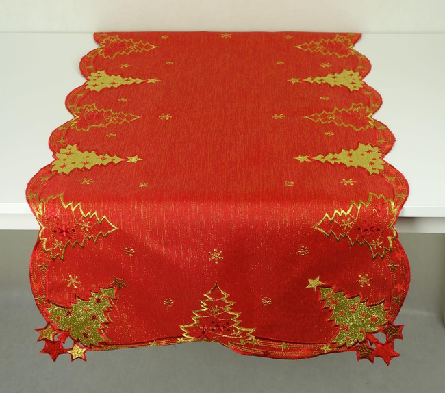 Bieżnik haftowany świąteczny 60 x 120 cm - SH65R