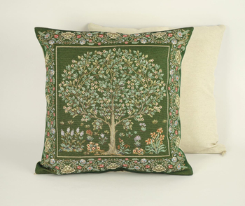 Poszewka gobelinowa Drzewko szczęścia zielone