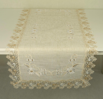 Bieżnik haftowany z gipiurą 60x120 -  273A