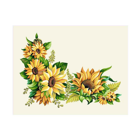 Serwetka gobelinowa 40x50 cm - Słoneczniki