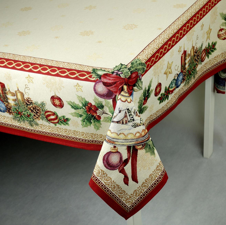 Obrus gobelinowy świąteczny 260x140 - 407