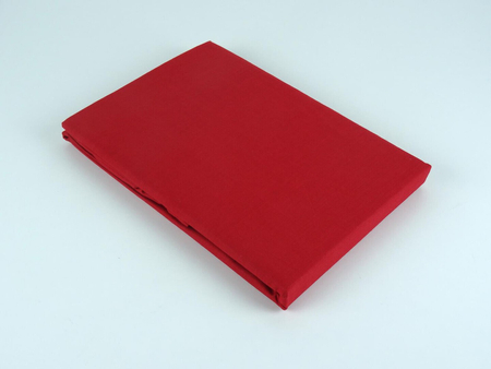 Prześcieradło bawełniane 200 x 220 - czerwone