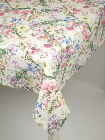 Obrus kolorowy z bawełną Menorka - podszyty